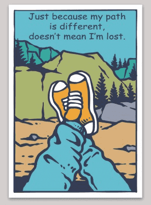 Doesn't Mean I'm Lost Sticker