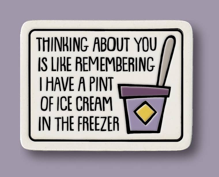 Pint of Ice Cream Craft Magnet