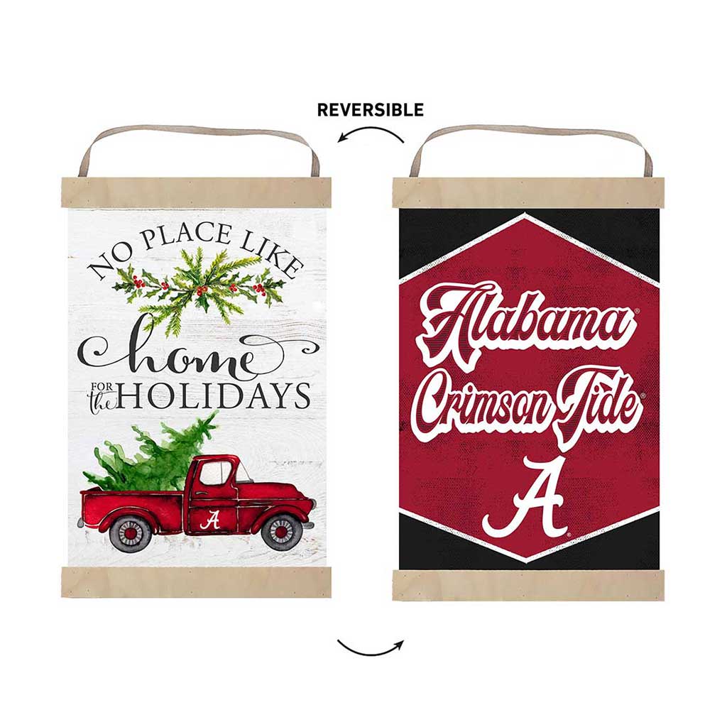 Reversible Holiday And Alabama Crimson Tide Banner - Black Friday Closeout