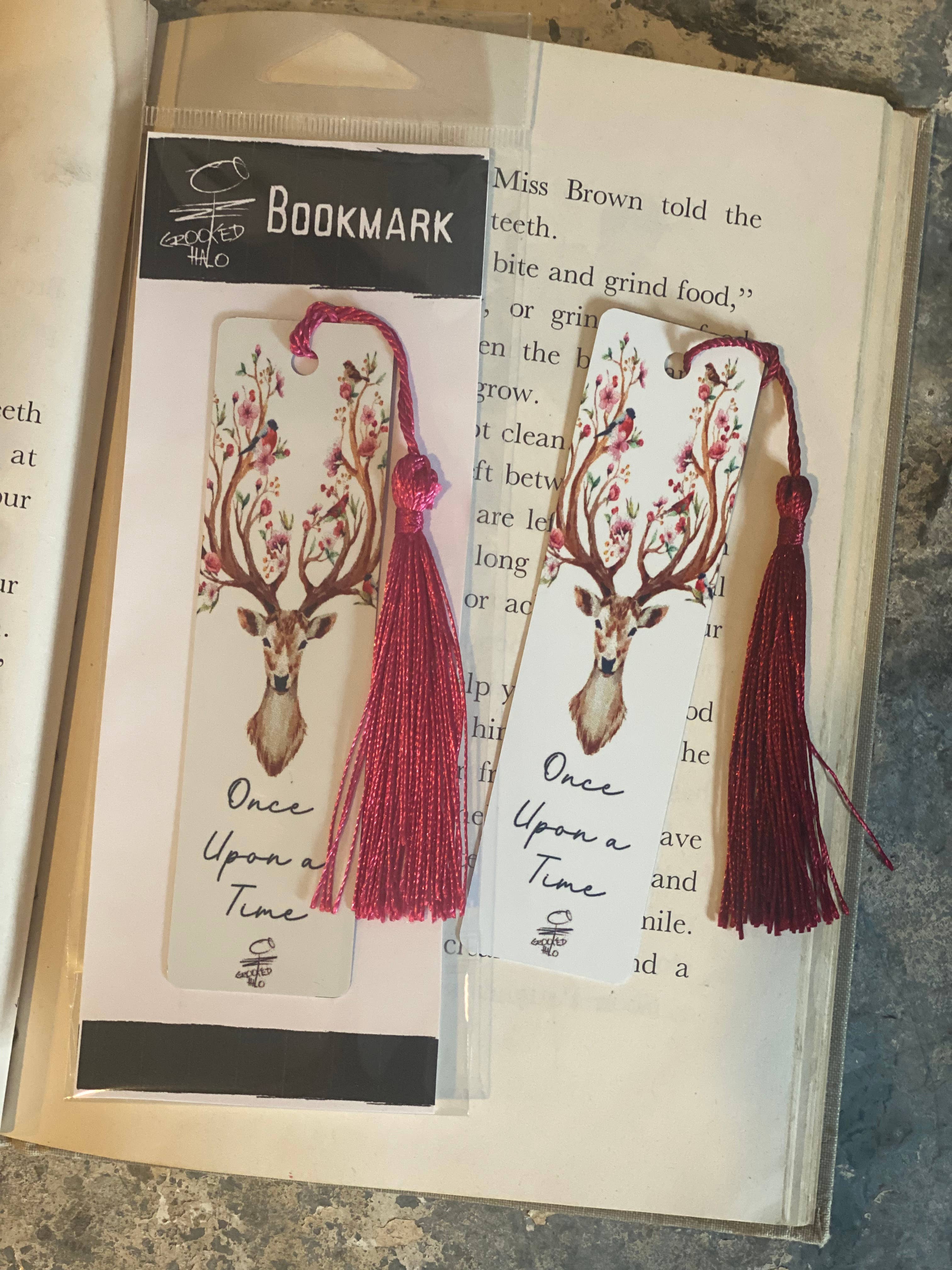 Once Upon a Time Metal Bookmark