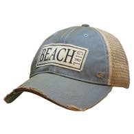 Beach Girl Distressed Trucker Cap