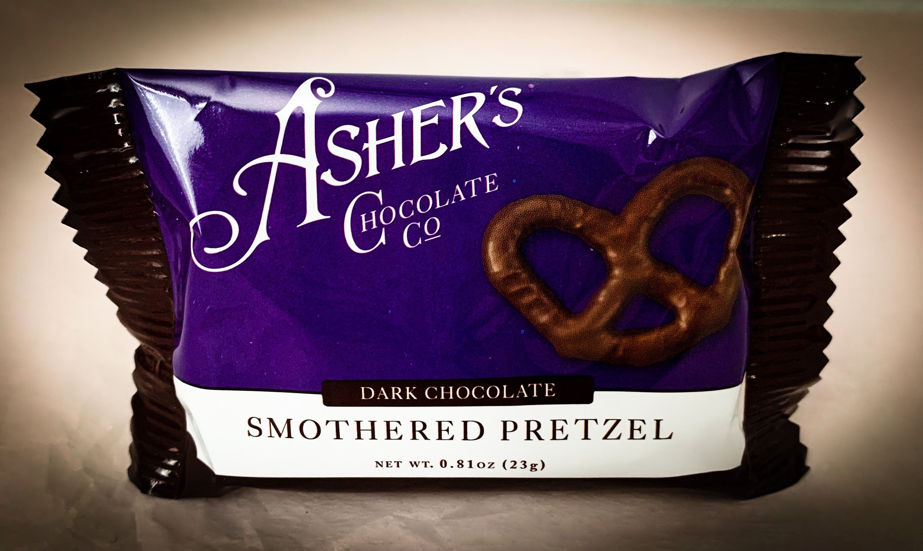 Dark Chocolate Smothered Pretzel Packet