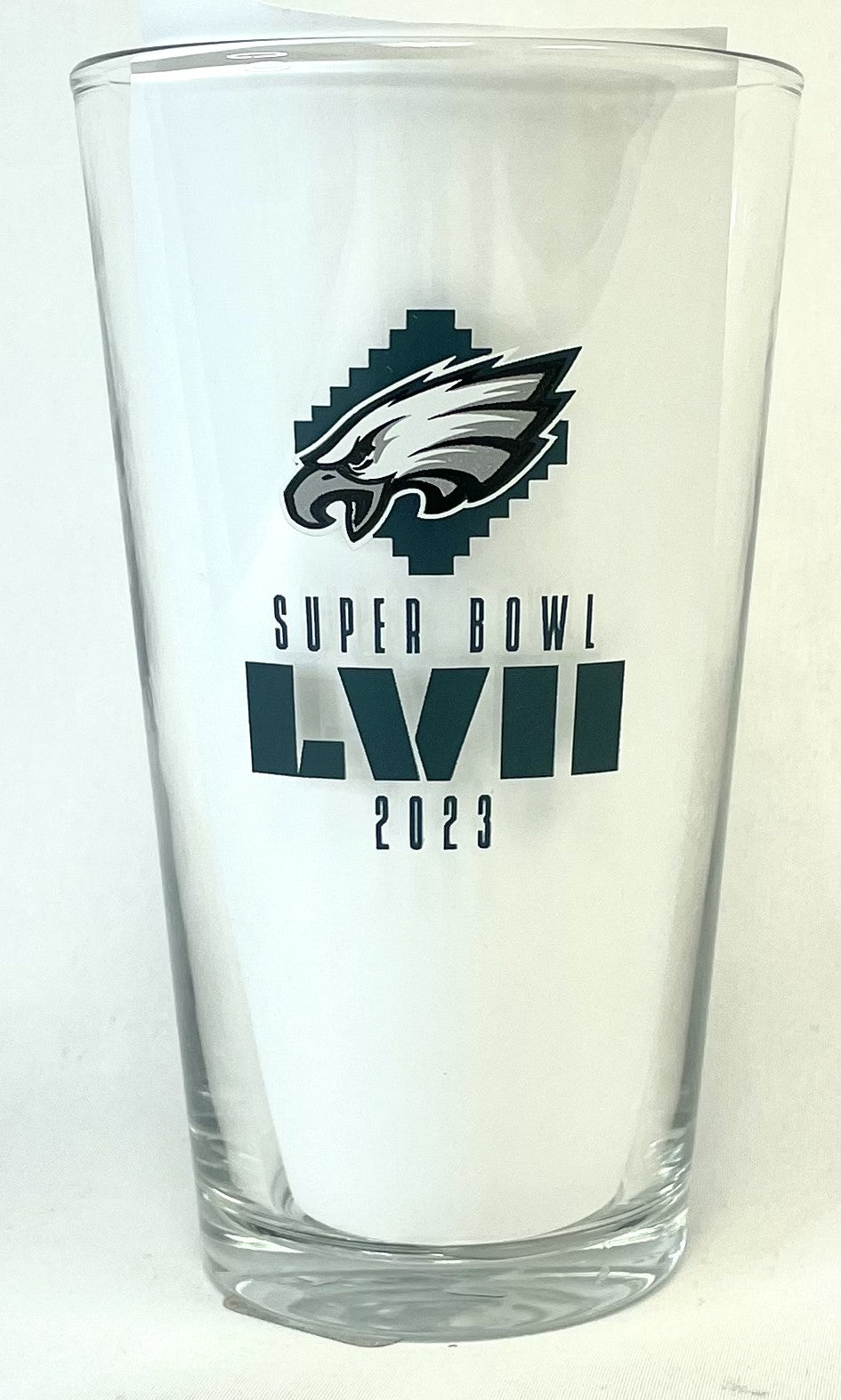 Philadelphia Eagles SB LVII Participant Pint Glass - Black Friday Closeout