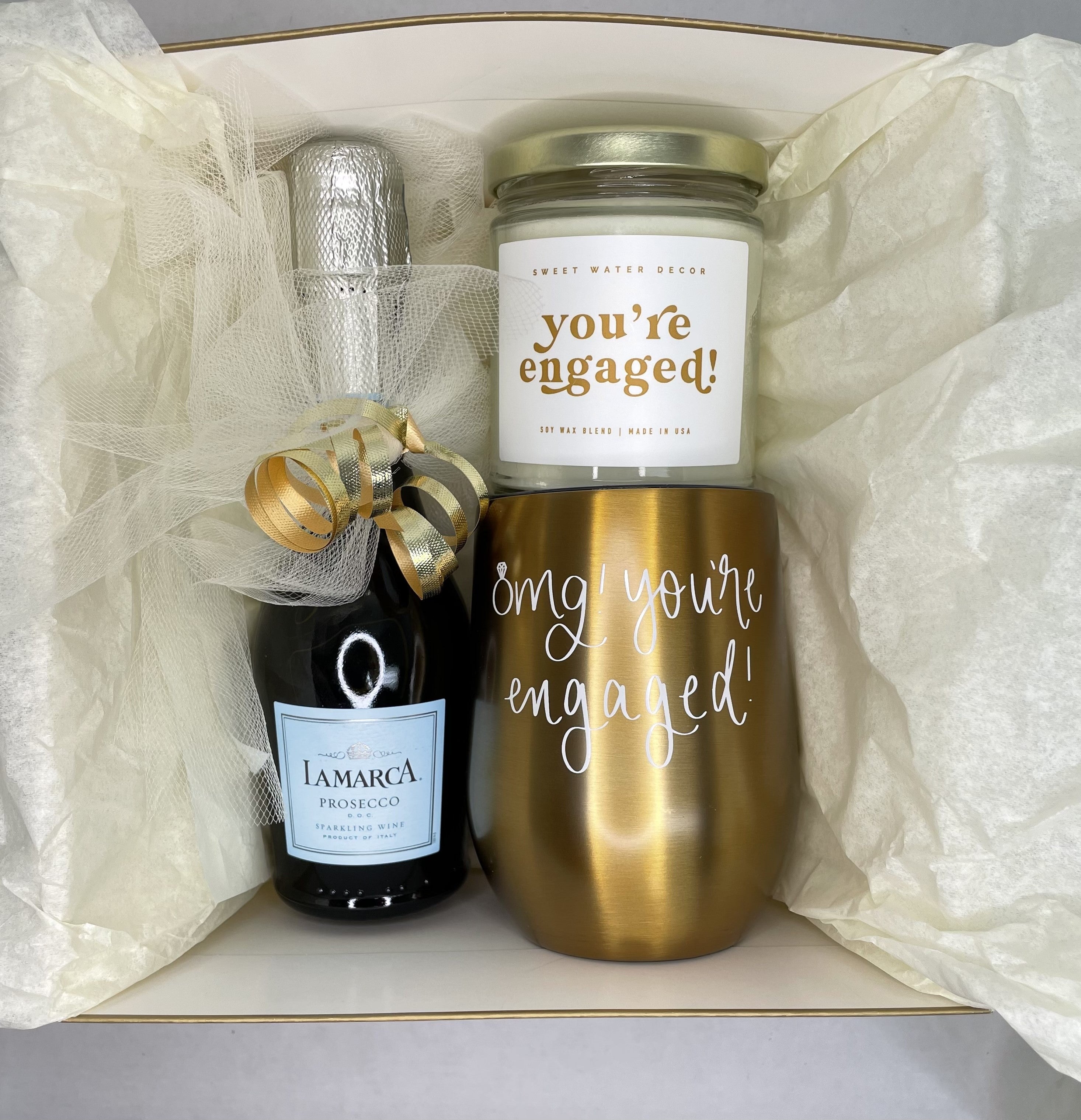 Engagement Gift Box – Jenny's Gift Baskets