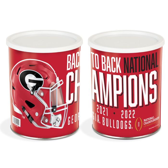 Georgia 2 X National Champions Gift Tin
