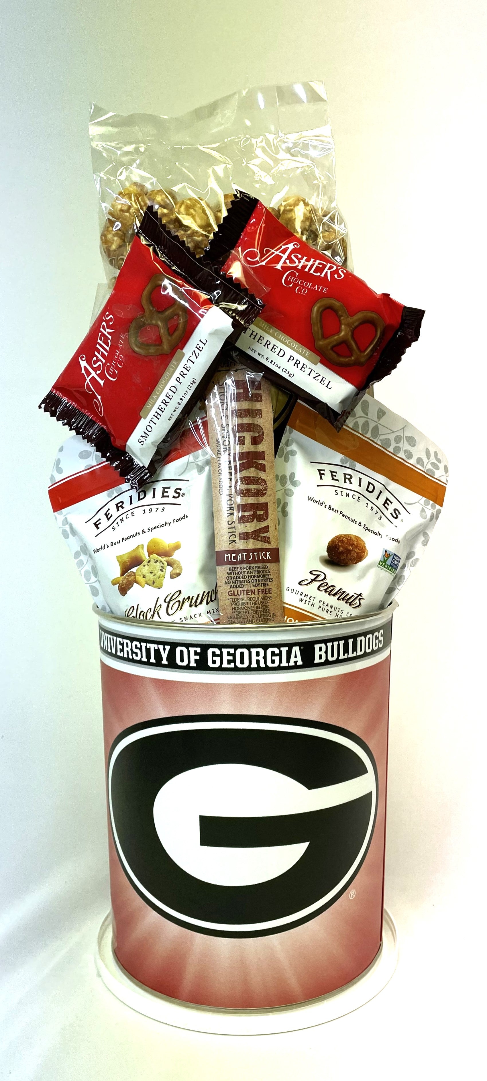 Georgia Bulldogs Gift Tin Basket