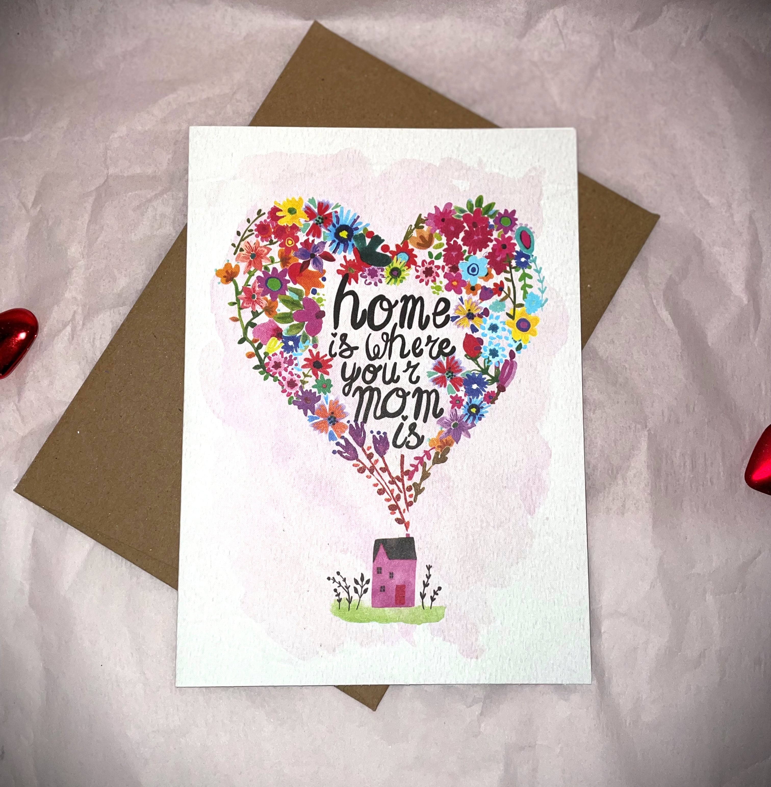 Home Is Where Your Mom Is Greeting Card