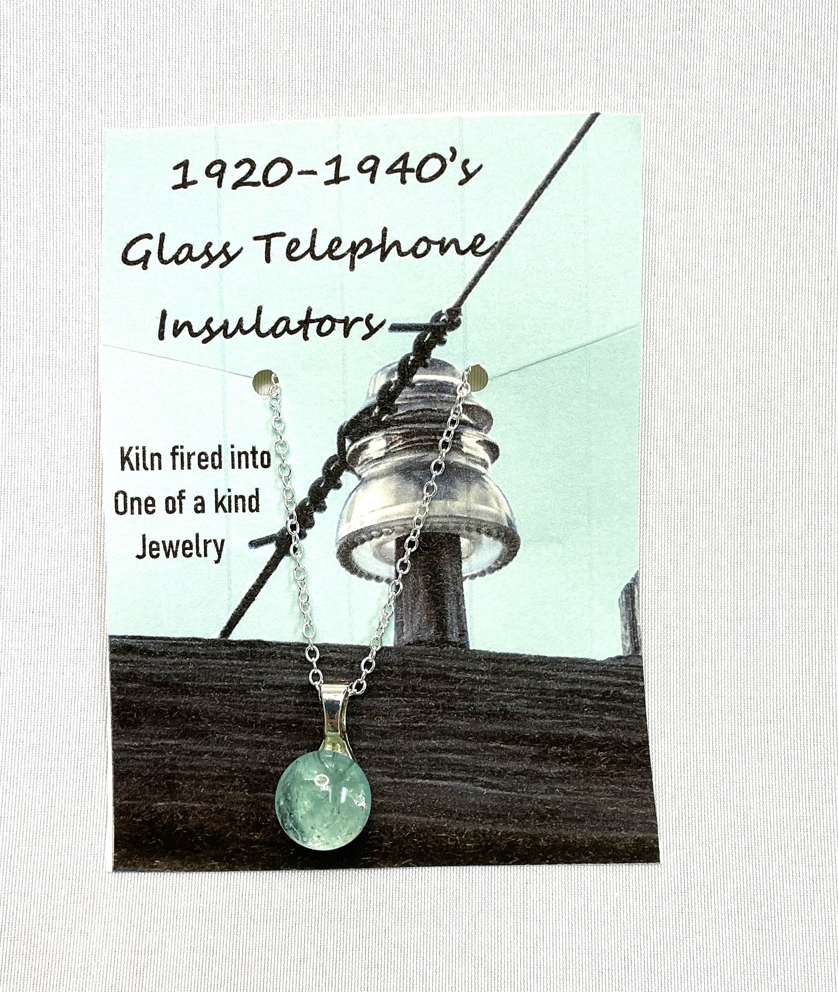 Glass Insulators Jewelry 1920-1940