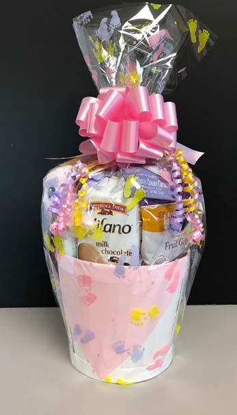 Pink Chocolate Girl Basket by Blossoms– TCS SentimentsExpress