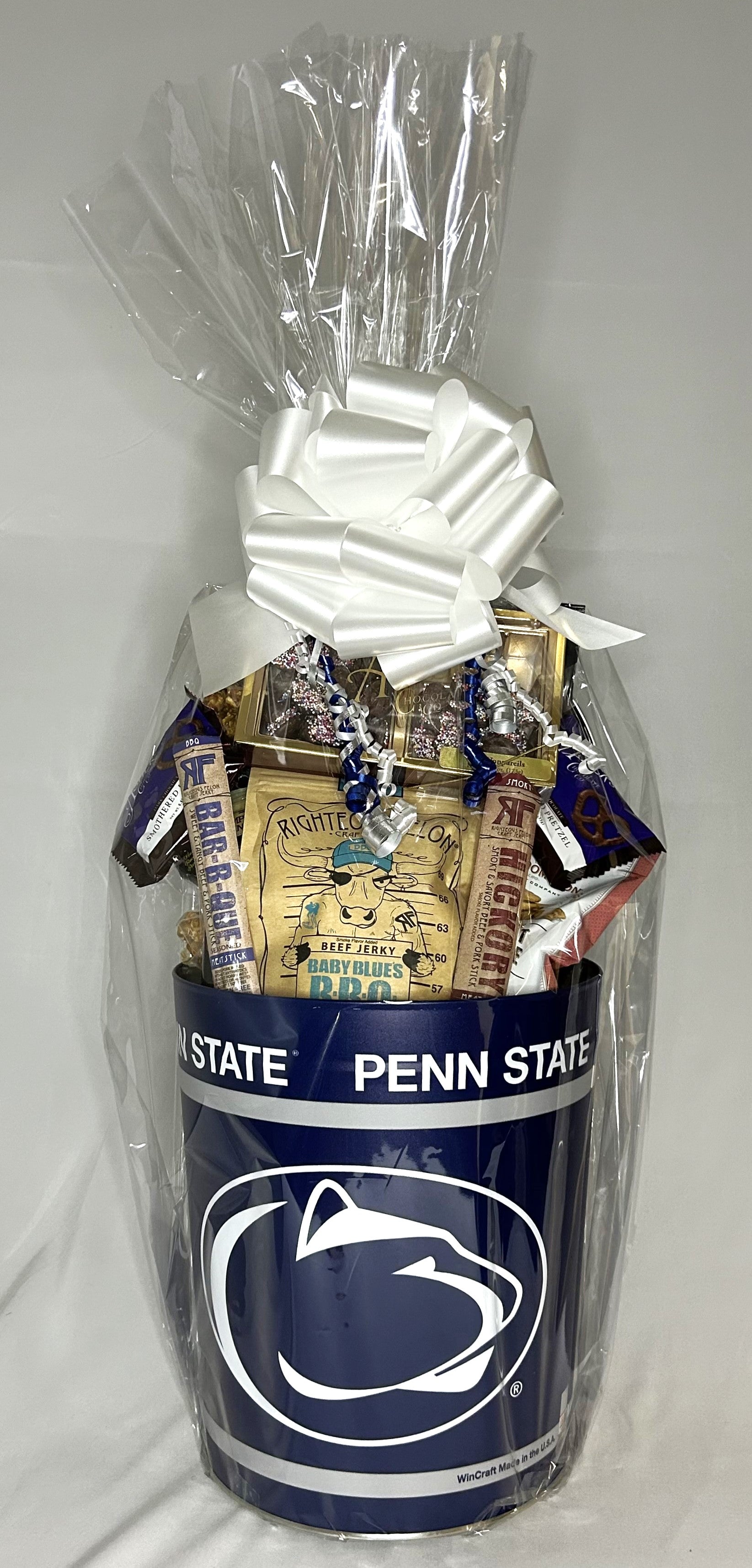 Large Penn State Gift Basket  - Gift Tin Basket - $118.00 - Gift Tin Only - $27.00