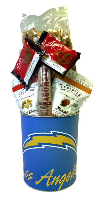 Los Angeles Chargers Gift Tin Basket