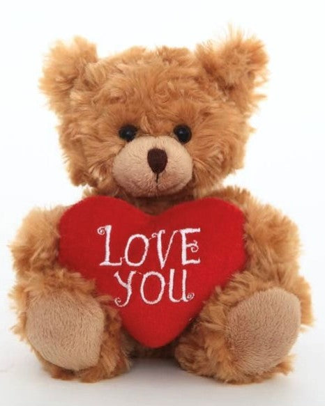 Brown Bear Love you Heart