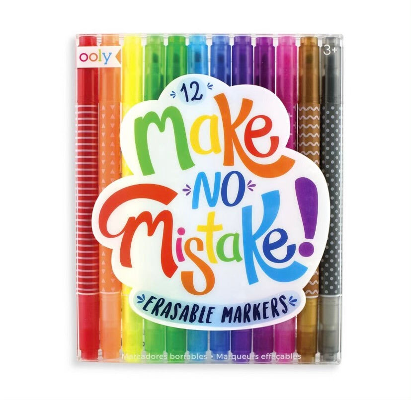 Make No Mistake Erasable Markers