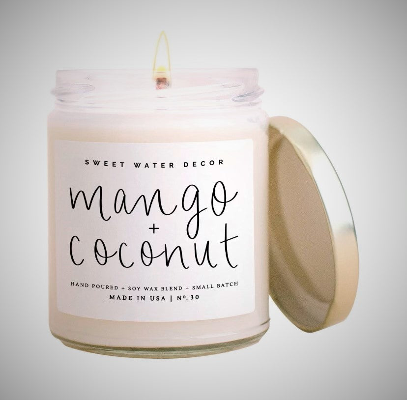 Mango + Coconut Soy Candle