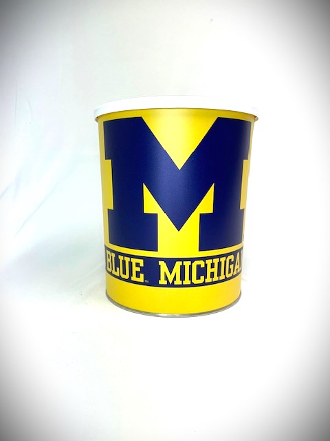 Michigan Wolverines Gift Tin Basket