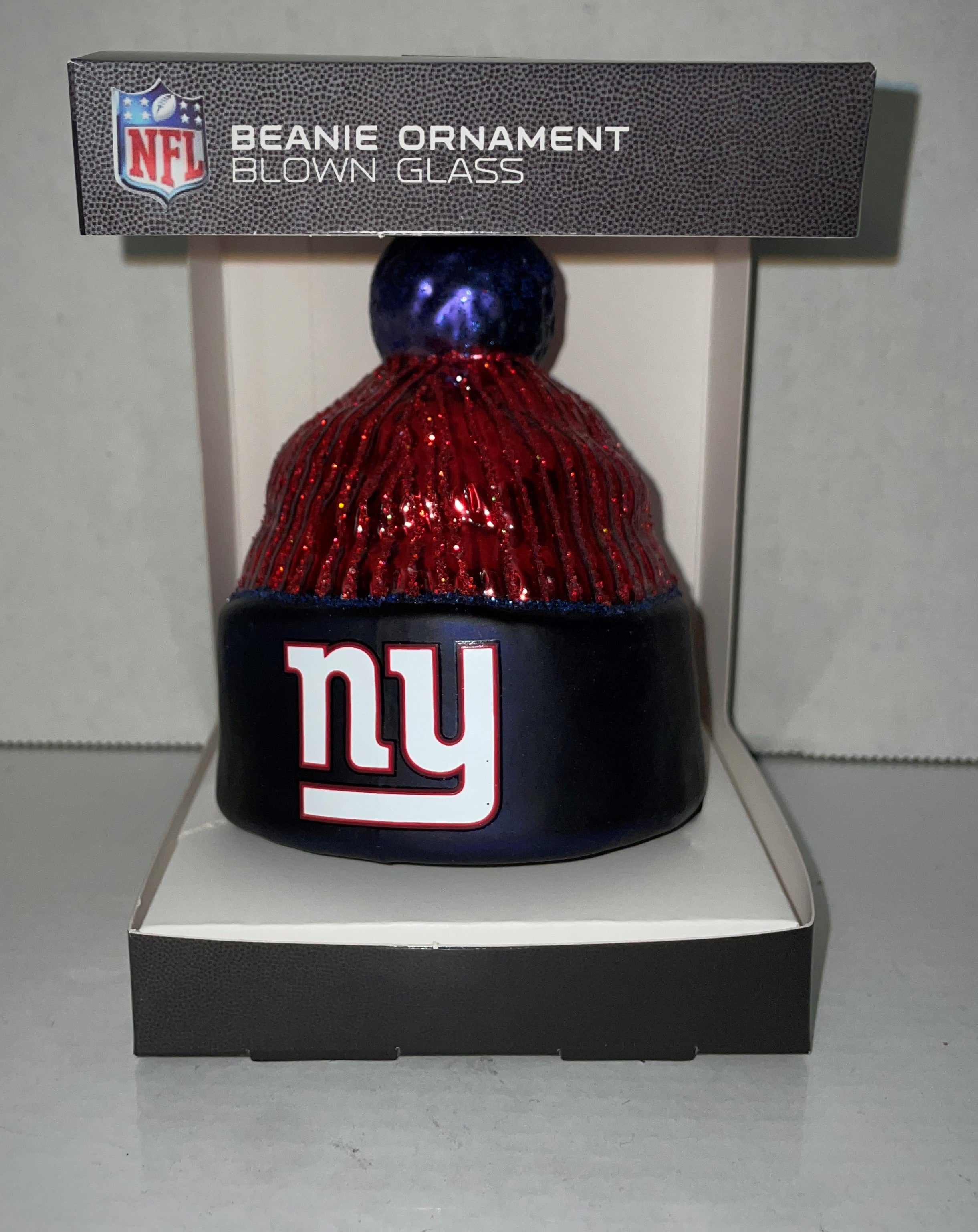 New York Giants Beanie Ornament