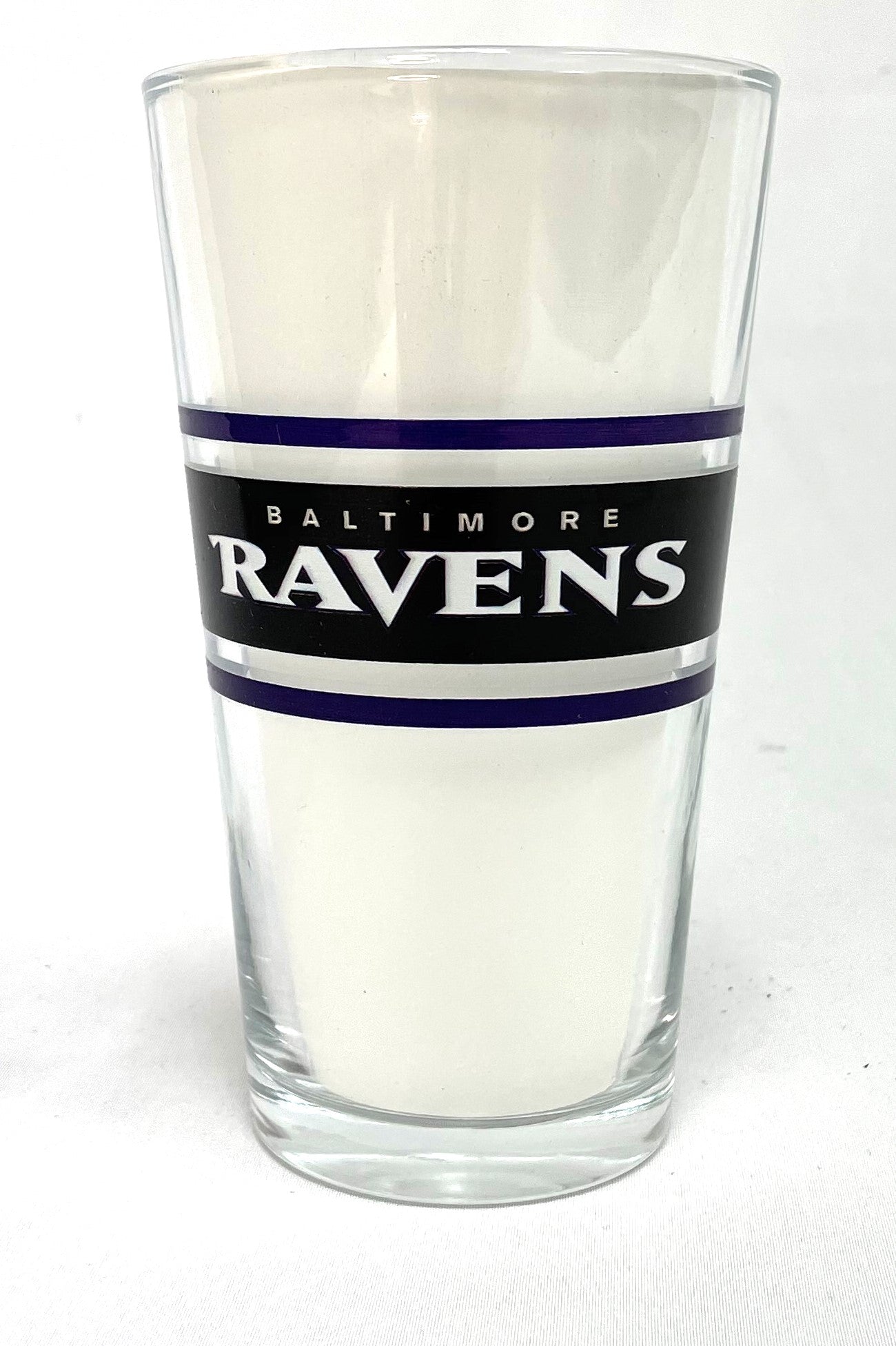 Baltimore Ravens Striped Glasses