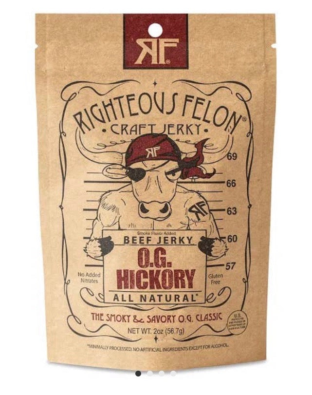 Righteous Felon OG Hickory Beef Jerky