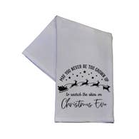 Search The Skies Christmas Eve Tea Towel