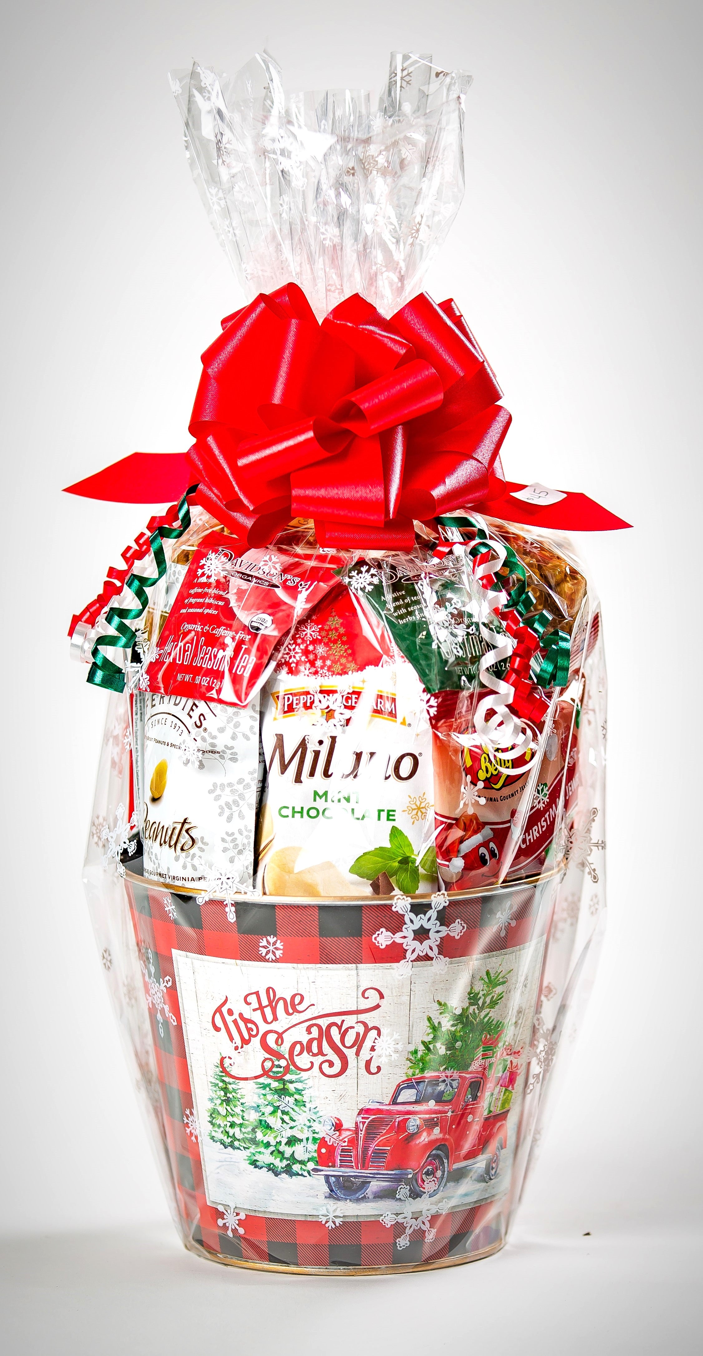 Small Plaid Holiday Gift Baskets