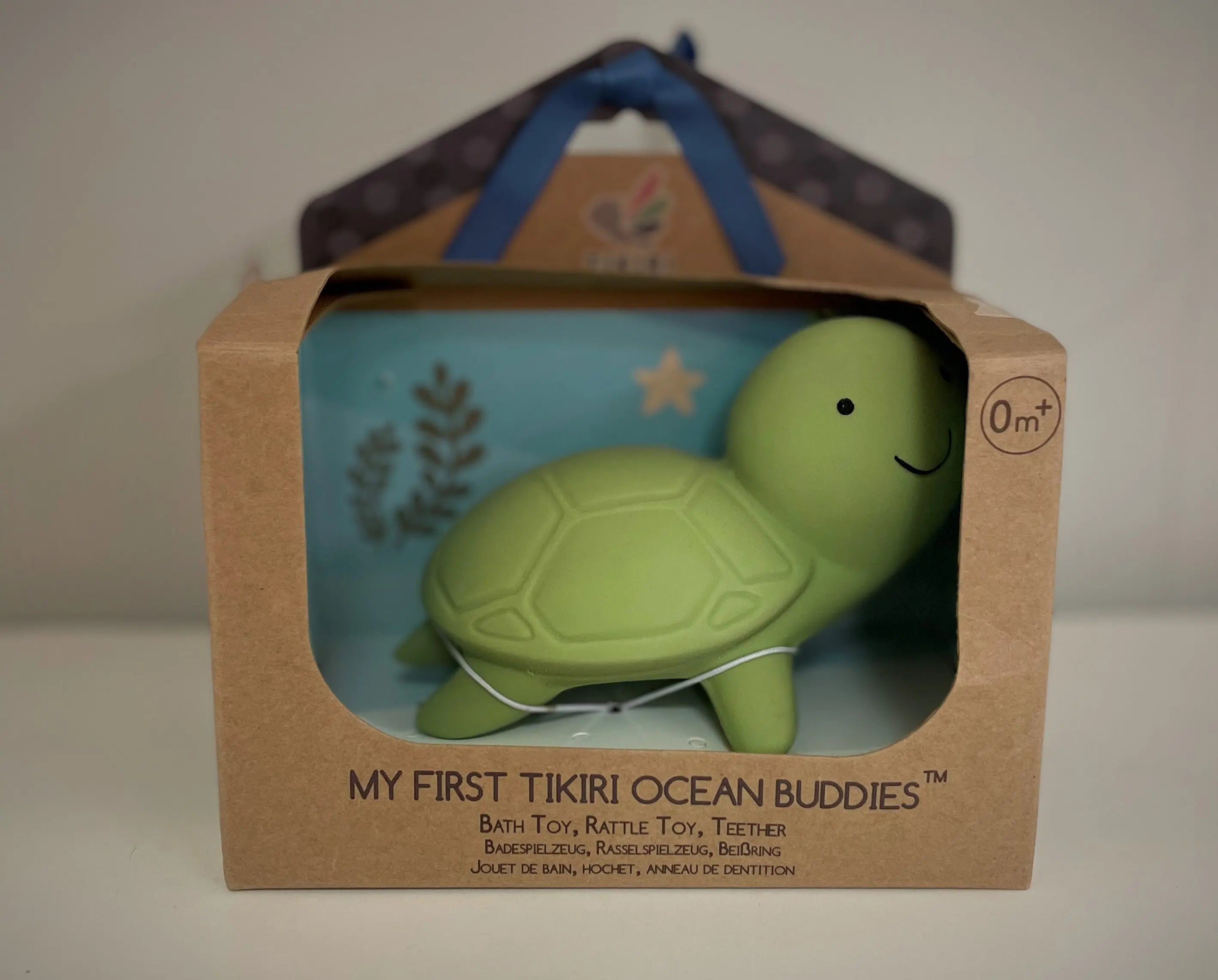 Turtle Rattle Kit Turtle - Natural Organic Rubber Teether, Rattle & Bath Toy – Jenny's ...