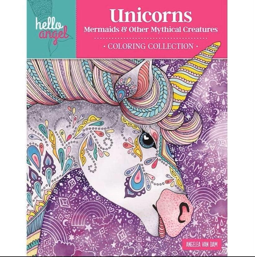 Unicorns And Other Mythical Animals Coloring Collection