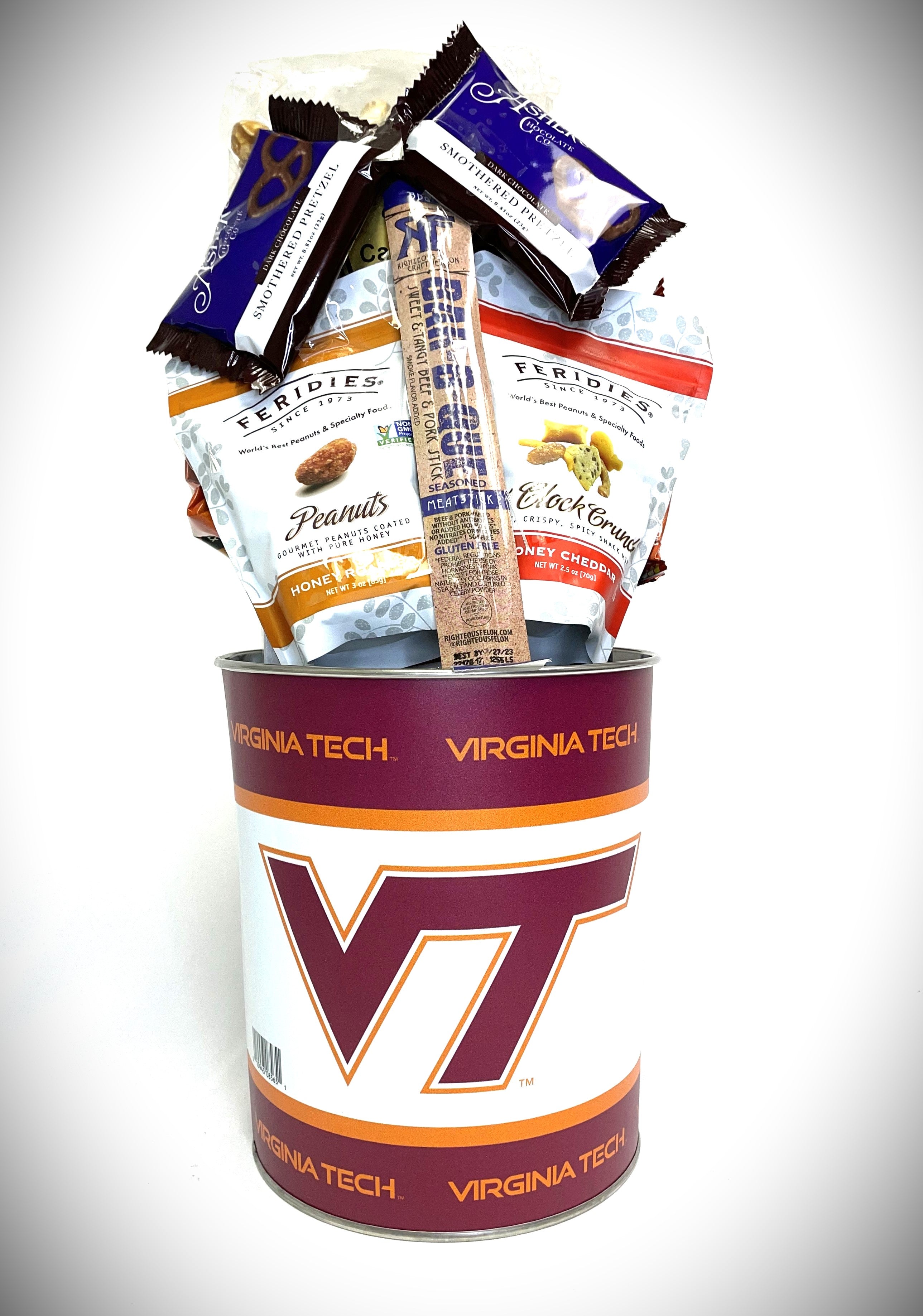 Virginia Tech Gift Tin Basket