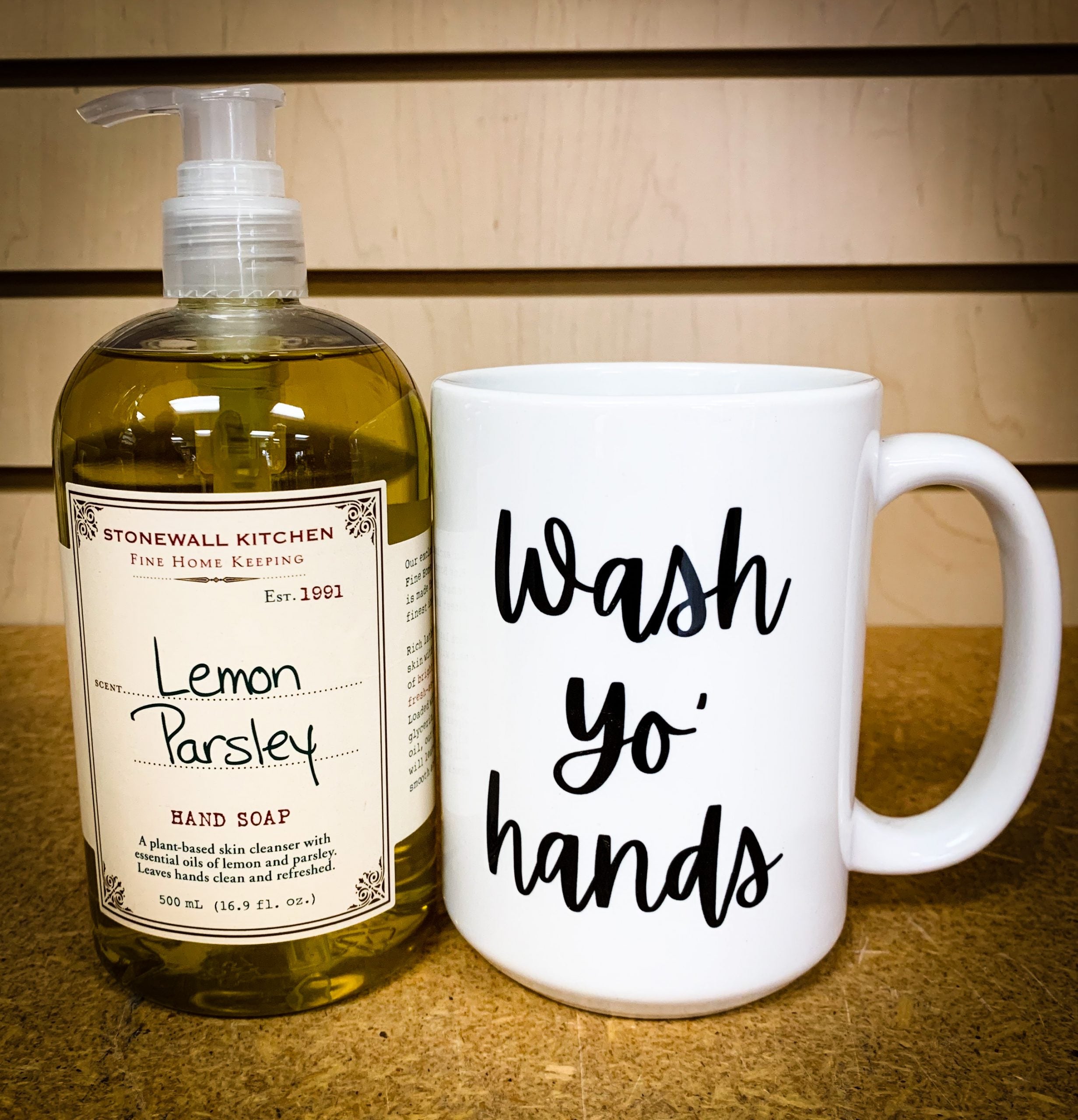 Wash Yo Hands Mug with Hand Soap
