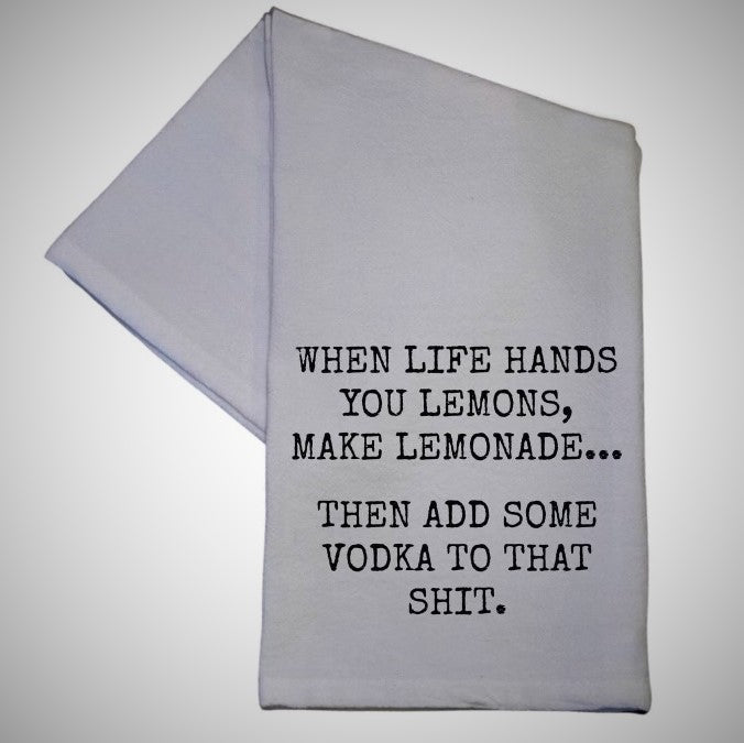 When Life Hands You Lemons...Tea Towel