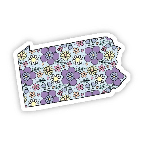 Big Moods - Pennsylvania Floral Sticker