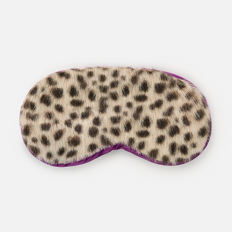 100% Vegan Sleep Mask: Cheetah