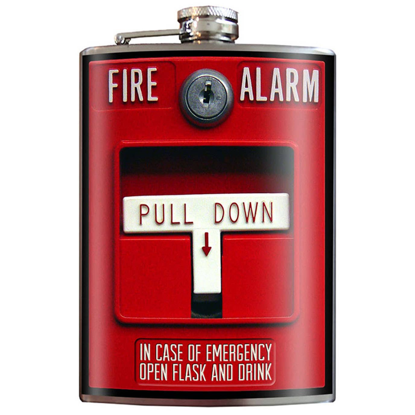 Fire Alarm Flask Gift - Clearance