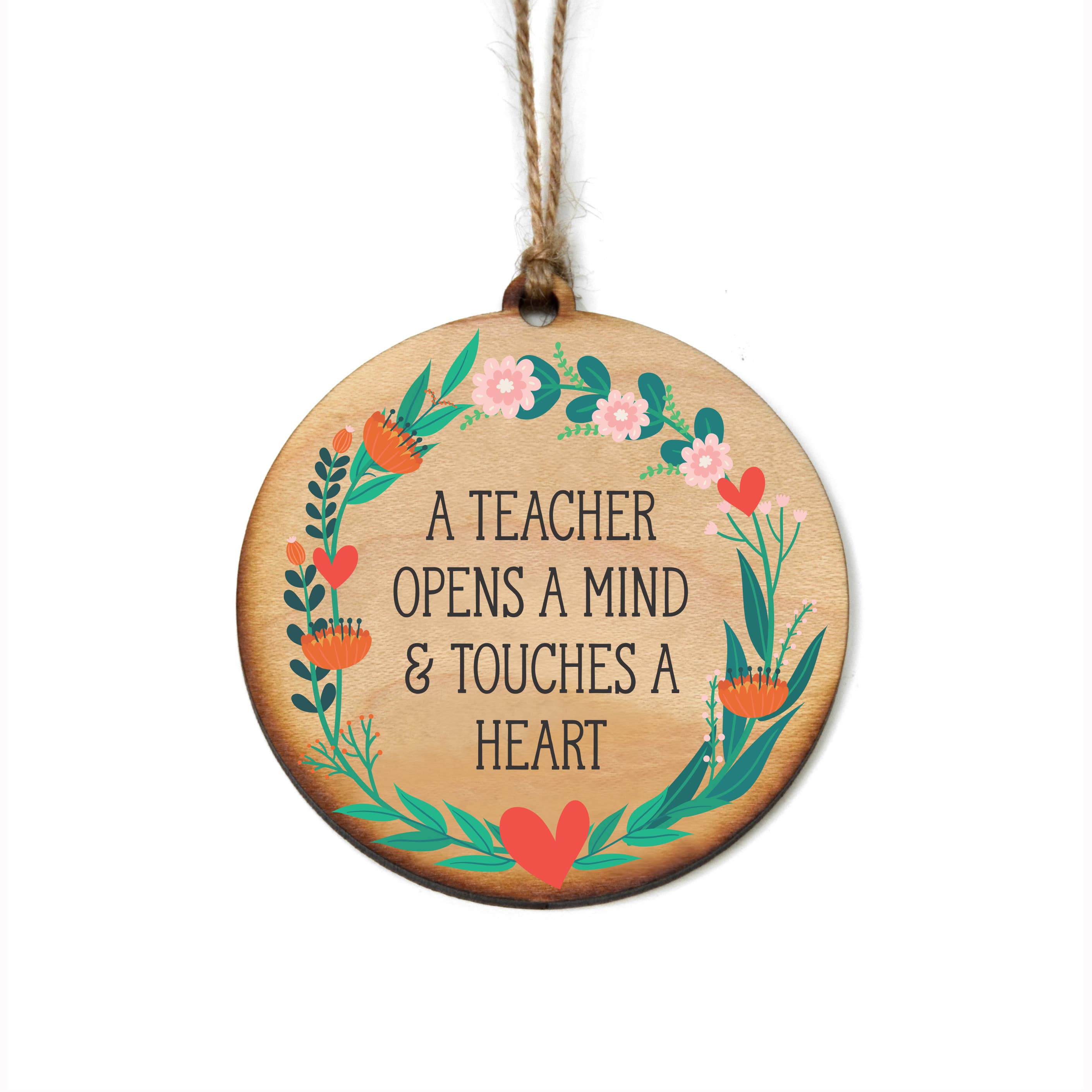 A Teacher Opens A Mind Christmas Ornaments Teacher Gift - Clearance