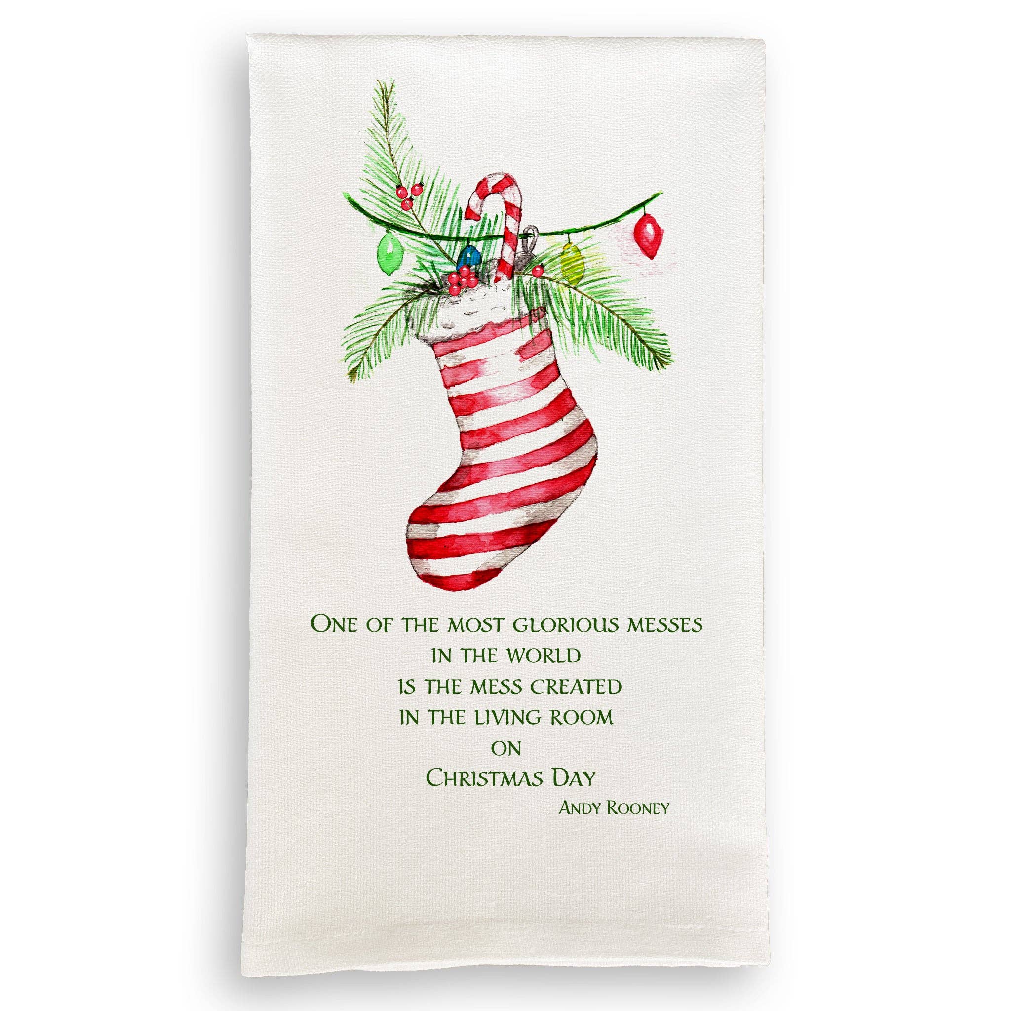 Holiday Stocking Kitchen Towel - Clearance