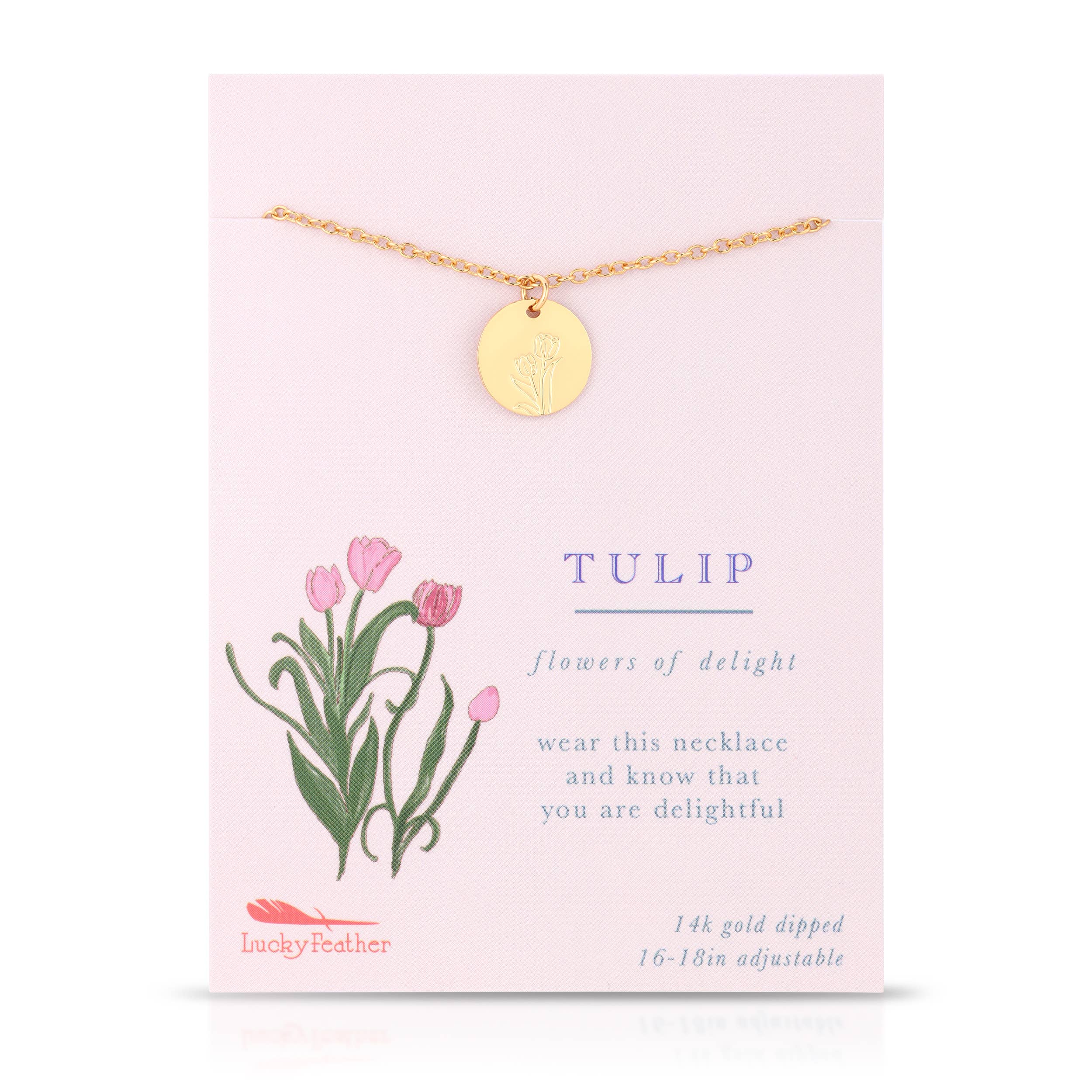 Tulip Botanical Necklace