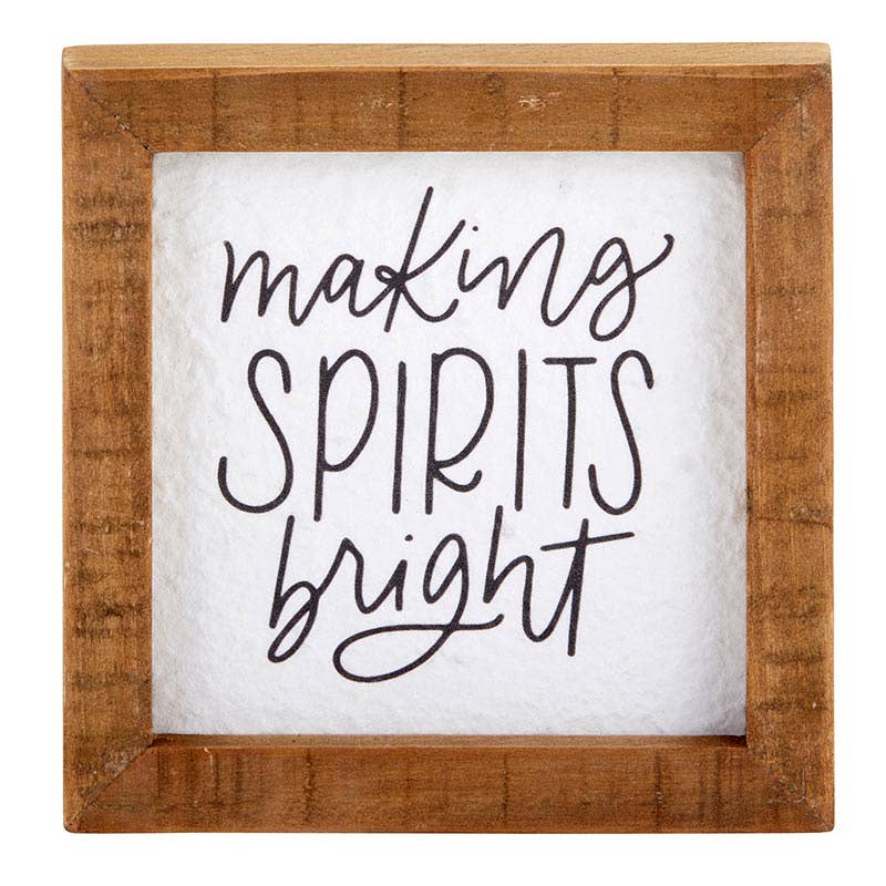 Making Spirits Bright Tabletop Plock