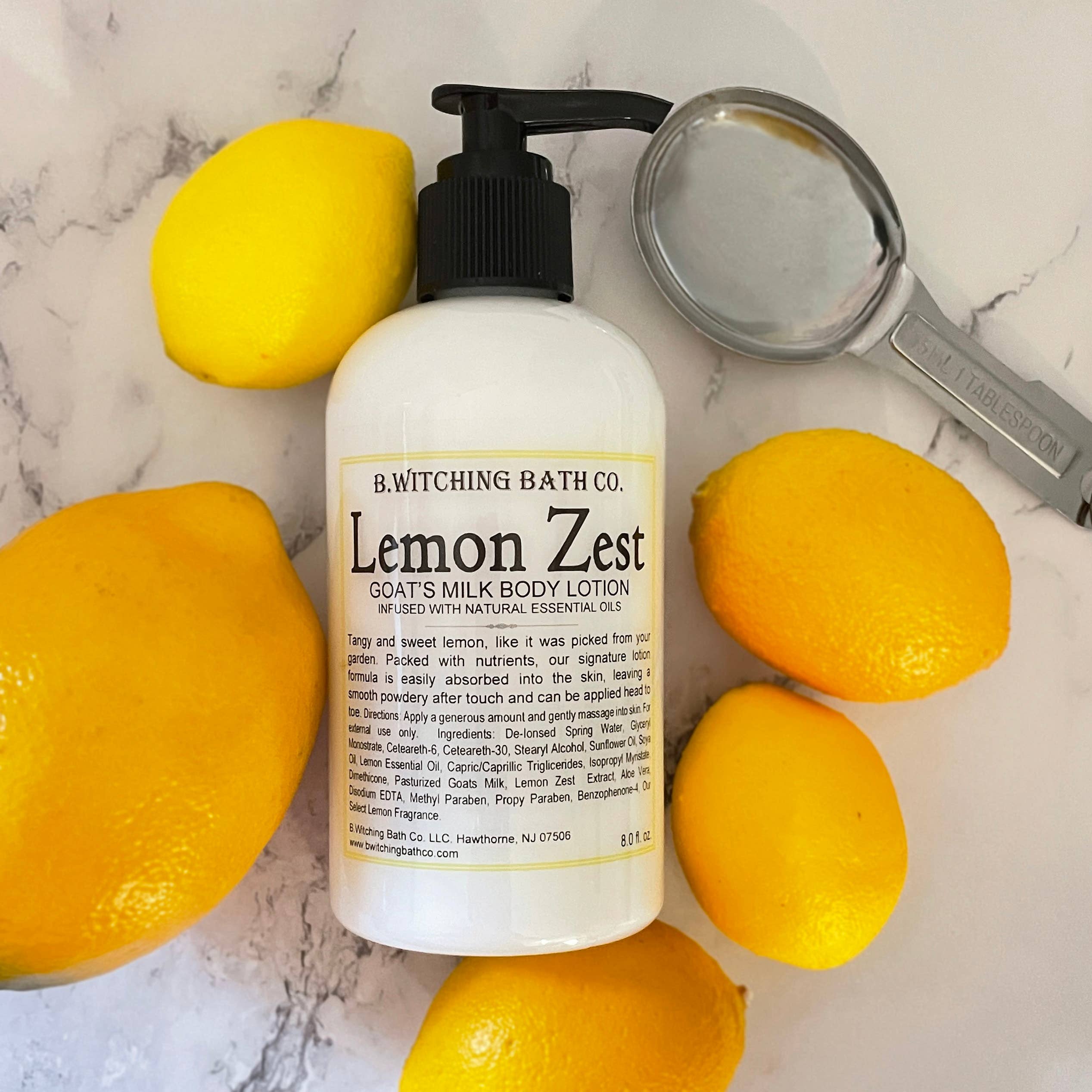 Lemon Zest Goat's Milk Body Lotion 8oz