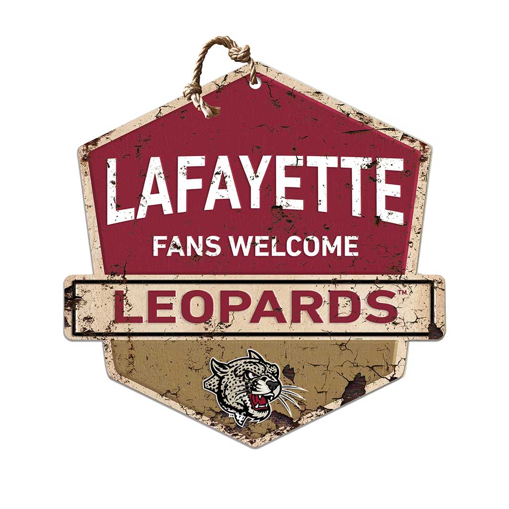 Welcome Lafayette College Leopards Sign