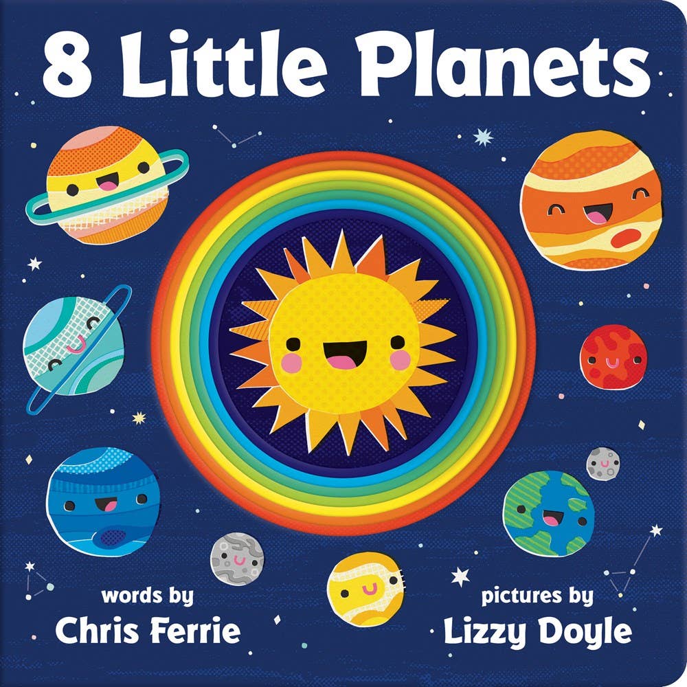 8 Little Planets Children's Board Book
